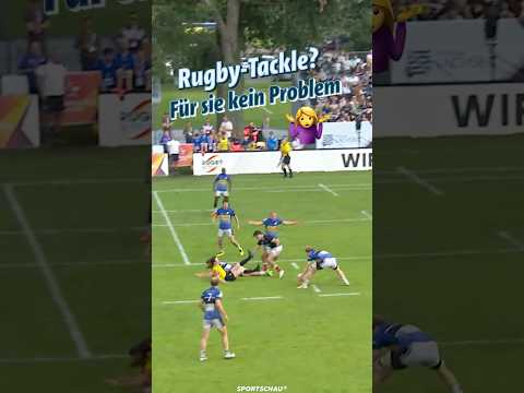 Video Thumbnail: Rugby: hart😮‍💨 - Schiri: härter💪| Sportschau #shorts