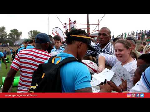 Springbok team train in Plettenberg Bay