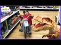 TOYS HUNT At Toys R Us Ryan ToysReview Giant Life Size Dinosaur Kids Toy Store Family Fun Trip