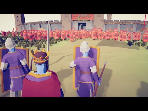 PERSIAN KING ON THE WAY TO THE CASTLE - Totally Accurate Battle Simulator | TABS