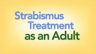 Strabismus Treatment as Adult Fixed Double Vision and Crossed Eyes - w/o Strabismus Surgery