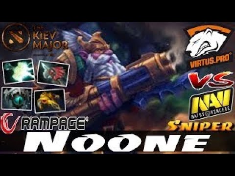 Noone [Sniper] Virtus.Pro vs Na'Vi RAMPAGE Kiev Major - Dota 2