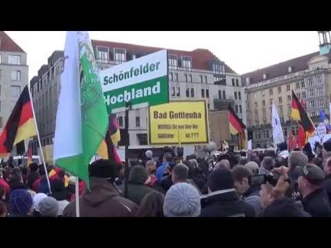 06.04.2015 Pegida Dresden - Europäischer Rütlischwur