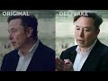 Deepfake Example Original Deepfake Elon Musk