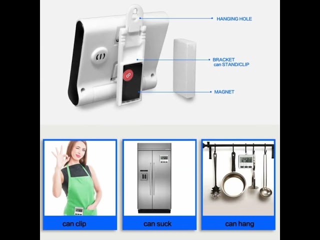 Digital Timer - HSTEIN Hour Minute Second Count Up Countdown Digital ...