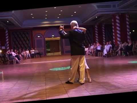  Natalia Lavandeira  and  Roberto Reis  are  dancing  to  a  tango  at  Nice Tango Festival  in  2014
