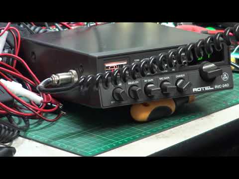 Rotel RVC240 CB27/81 UK FM CB radio - On The Air test