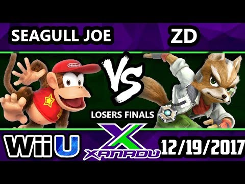 S@X 233 Smash 4 - Seagull Joe (Diddy Kong) Vs. ZD (Fox) - SSB4 Losers Finals - Smash for Wii U.