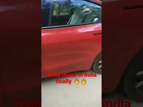 Tesla finally found in India || Sub for more automotive news
