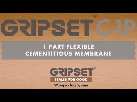 Gripset C-1P - 1 Part Flexible Cementitious Membrane