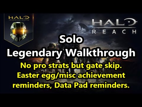 Halo Reach - Solo Legendary Walkthrough and Achievement Guide - Xbox One - Master Chief Collection