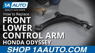 How to Replace Front Lower Control Arm 11-13 Honda Odyssey