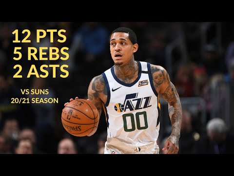 Jordan Clarkson 12 Pts 5 Rebs 2 Asts Highlights vs Phoenix Suns | NBA 20/21 Season