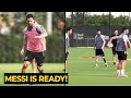 MESSI was seen RETURN to full team training today ahead DC United game | Football News