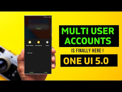 Samsung Added MULTI USER Accounts Feature on ONE UI 5.0 based on Android 13.