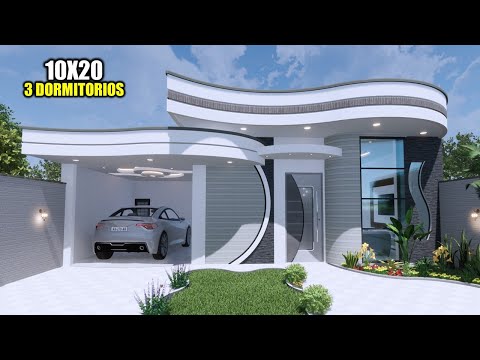 CASA HERMOSA DE UN PISO 10x20 - TRES DORMITORIOS ( RVL CASAS 2021)