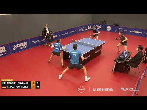 Franziska Schreiner/T. Hippler (GER) vs Roncallo/Piccolin (ITA) | SF | 2022 WTT Feeder Düsseldorf I