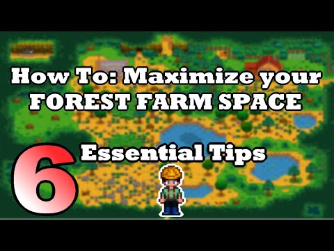 How To: Organize & Profit on Forest Farm in Stardew | 1.5 & 1.6 |