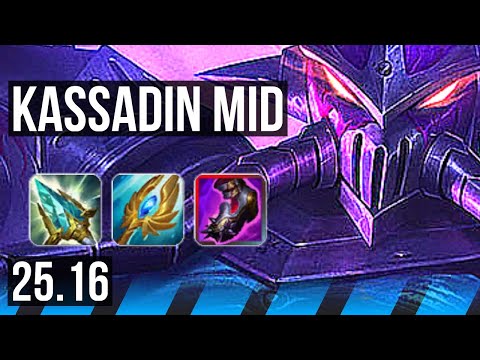 KASSADIN vs XERATH (MID) | 8/2/6, Dominating | EUW Master | 25.16