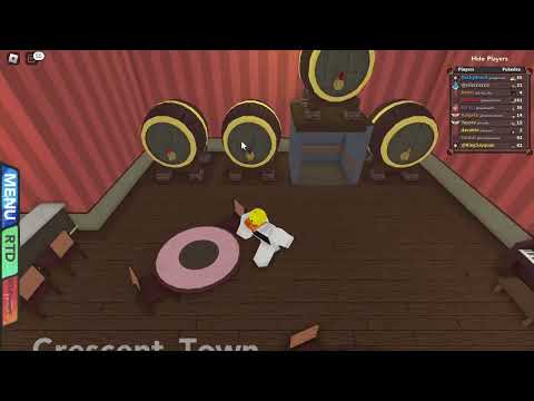 How to get to the 8th gym from crescent island in ROBLOX pbb