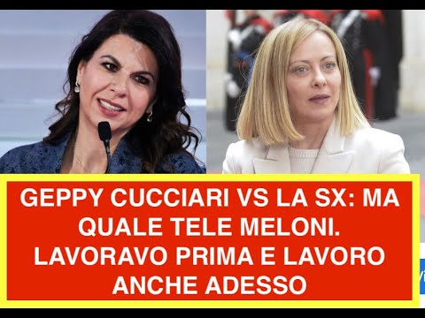 GEPPY CUCCIARI VS LA SX: MA QUALE TELE MELONI. LAVORAVO PRIMA E LAVORO ANCHE ADESSO