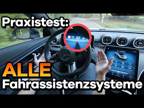 Mercedes ASSISTENZSYSTEME im Fahrtest: Distronic, Tempomat, Spurwechsel- & Totwinkel-Assistent