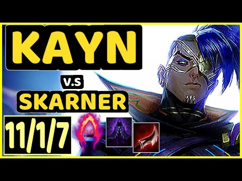 KEIO (KAYN) vs SKARNER - 11/1/7 KDA JUNGLE CHALLENGER GAMEPLAY - BR