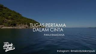 Download lagu Tugas pertama dalam cinta. Panji ramdana mp3