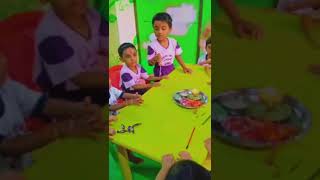 Rakshabandhan celebration 😍#brother #sister #rakhi #preschool #kindergarten #kids #education #school