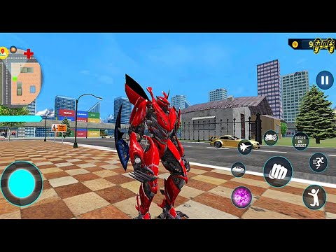 Mirage Multiple Transformation Jet Robot Car Game 2020 - Android Gameplay