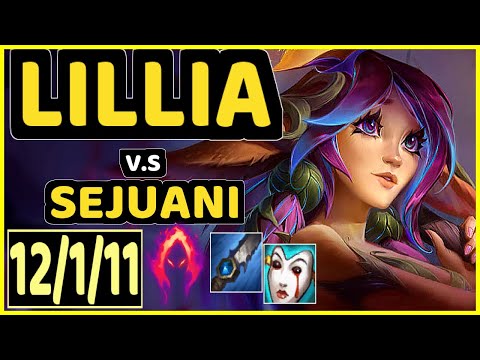 KADIR (LILLIA) vs SEJUANI - 12/1/11 KDA JUNGLE GAMEPLAY - EUW Ranked GRANDMASTER