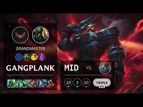 Gangplank Mid vs Yasuo - EUW Grandmaster Patch 12.2