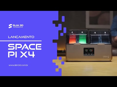 Lançamento do Creality Space Pi X4 no canal Slim 3D Impressoras