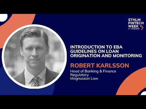 Keynote – Introduction to EBA Guidelines on loan origination and monitoring
