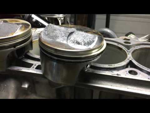 H22 engine damage 4000 miles after rebuild with Mahle Gold pistons