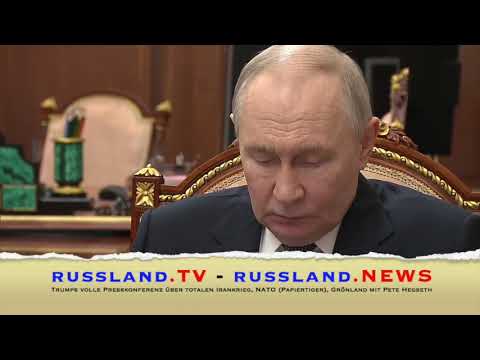 Putin trifft den Chef von „Aeroflot“, Sergej Alexandrowski