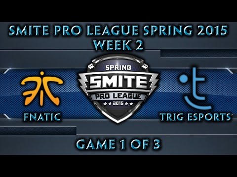 Smite Pro League: EU Week 2 - Fnatic vs. TRIG Esports (Game 1 of 3)