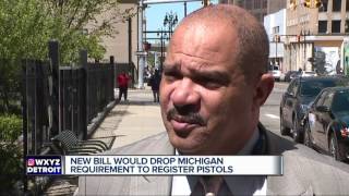 New bill would drop Michigan requirements to register pistols