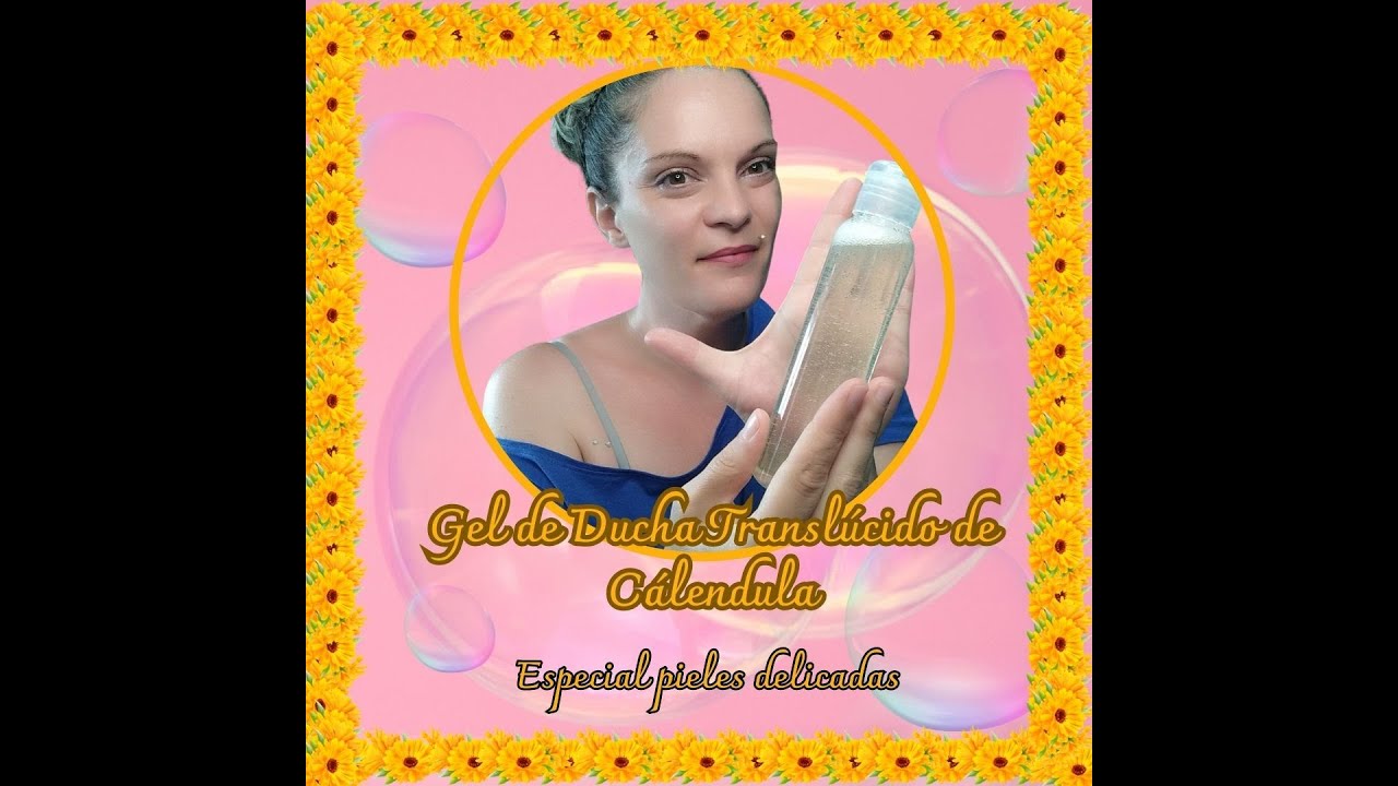 Como hacer GEL DE DUCHA DE CALÉNDULA 🏵️...30% DTO en escuela⬇️ (fórmula corregida en descripción)