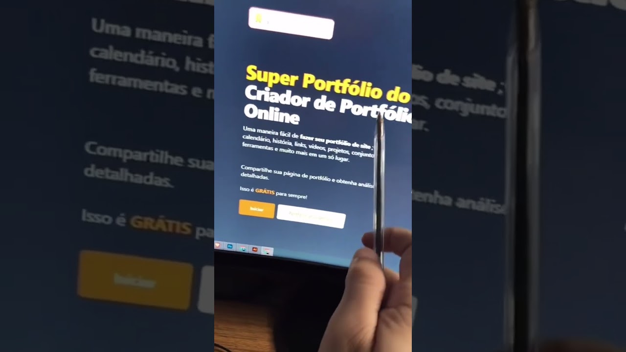 Crie seus Super Portfólios com esse site incrível, o melhor é gra-tisss!#portifolio #modelos