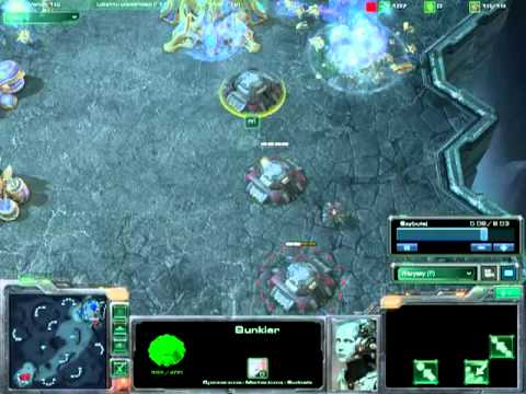 StarCraft 2 TvP bunker rush