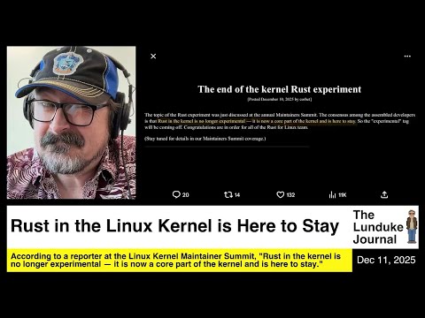 Rust in the Linux Kernel is Here to Stay