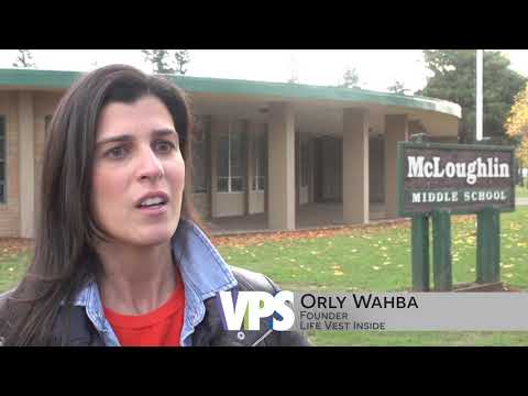 Student Flash Mob for Life Vest Inside