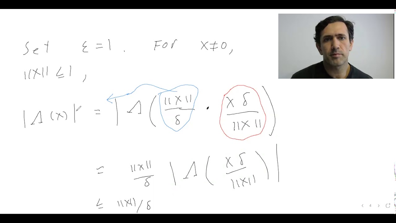 Bounded Linear Functionals and the Riesz Representation Theorem