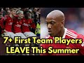 7 Manchester United first-team players leave this summer