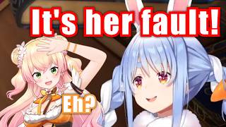 Pekora Shift The Blame Onto Nene For Changing Her【Hololive】