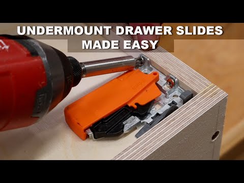 Easy to Make DIY Drawers & Install Blum Undermount  Drawer Slides