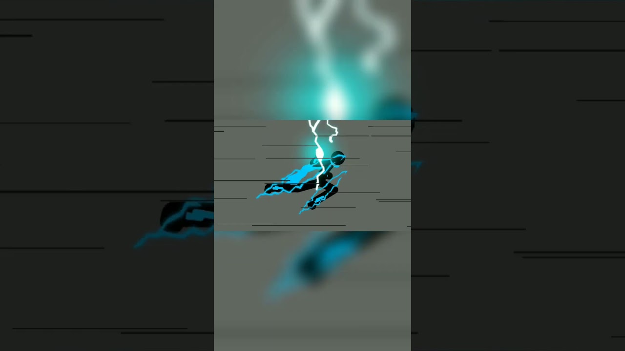 I Created Realistic Lightning Animation #animation #anime #stickman #poweranimation #shorts