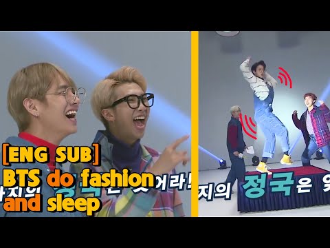 [ENG SUB] BTS do fashion and sleep | RUN BTS ENGSUB