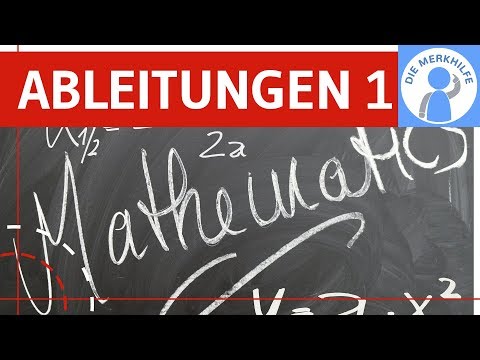 Derivative rules 1 - Power rule, factor rule, sum rule with examples simply explained - Analysis